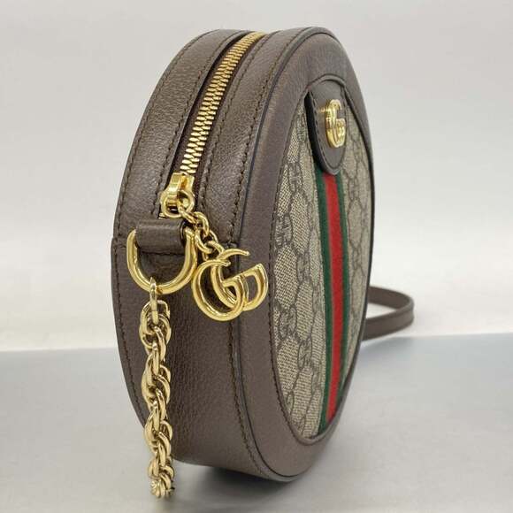 GUCCI Brown Leather Shoulder Bag - Picture 2 of 9